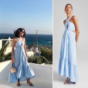 NWT A.L.C Lansbury Cutout Maxi Dress Size 4